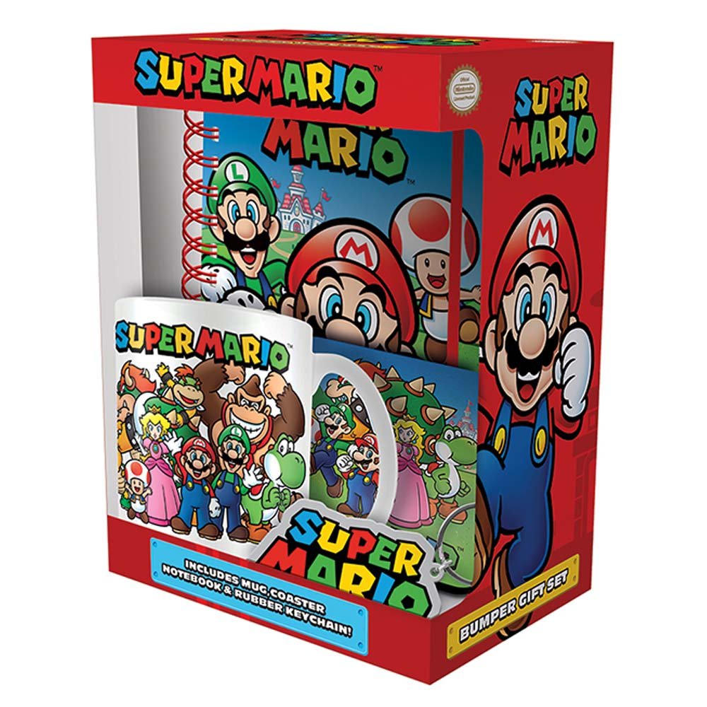 SUPER MARIO スーパーマリオ (40周年 ) - Bumper Gift Set / マグカップ - PGS